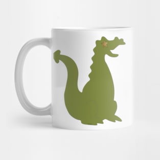 Die Cut Dragon (green) Mug